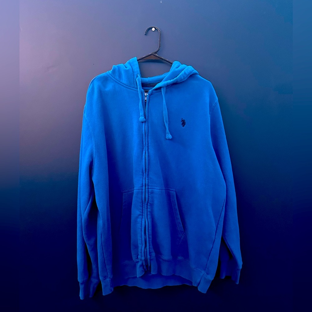 Blue Polo Sweatshirt